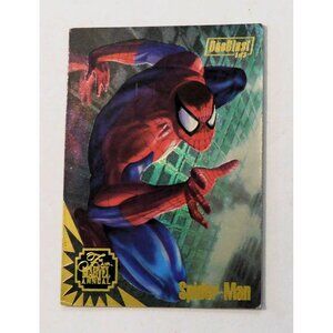 95 Flair Marvel Annual Spider-Man Scarlet Spider DuoBlast Card #1 of 3 Fleer